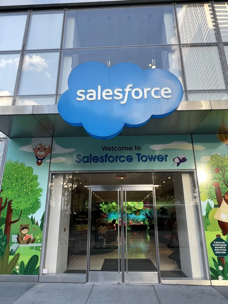Sales force is the one the top 10 stock growing in 2025