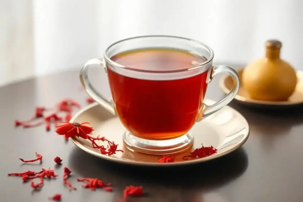 How do I make saffron tea?